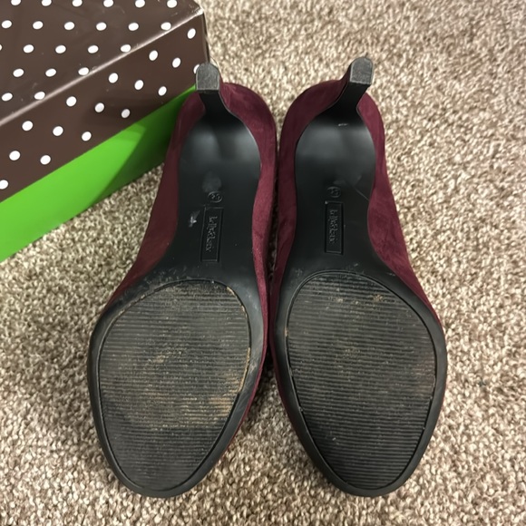 Burgundy Kelly & Katie Heels size 6.5 - Picture 3 of 5